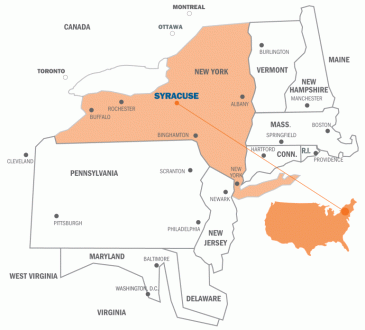 Map Syracuse Location